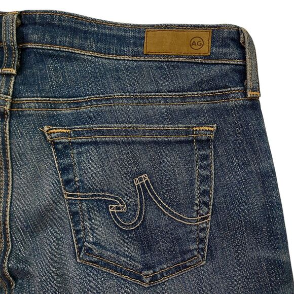 AG Adriano Goldschmied The Stilt Cigarette Leg Jeans Womens 28 Blue Stretch - Picture 7 of 11